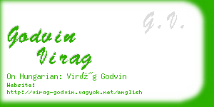 godvin virag business card